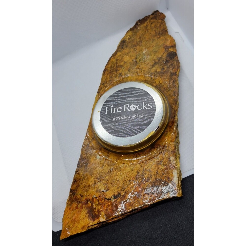 Unique Tabletop Fire Rock Candle (firerocksusa.biz)